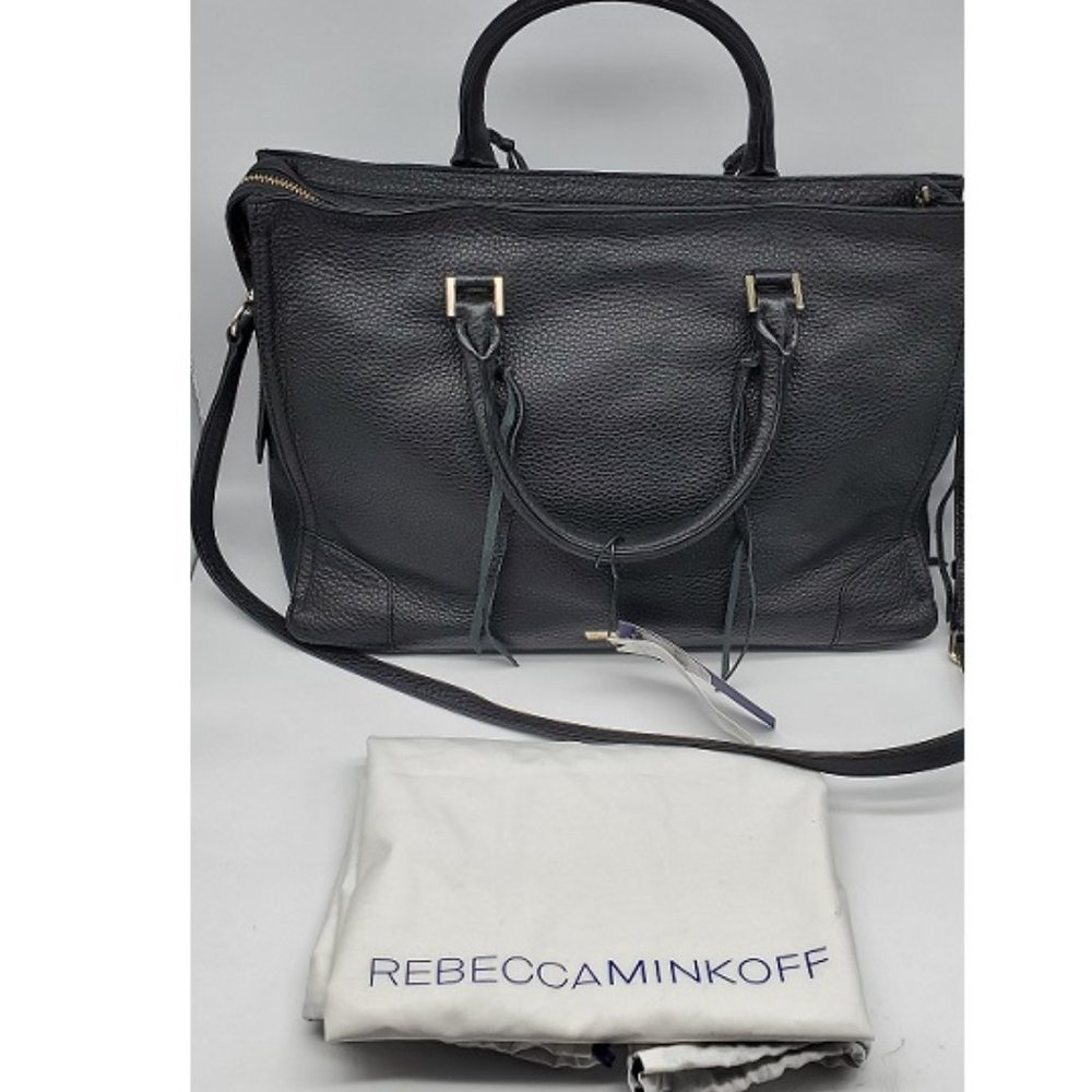 Rebecca Minkoff Large Regan Satchel Tote Black